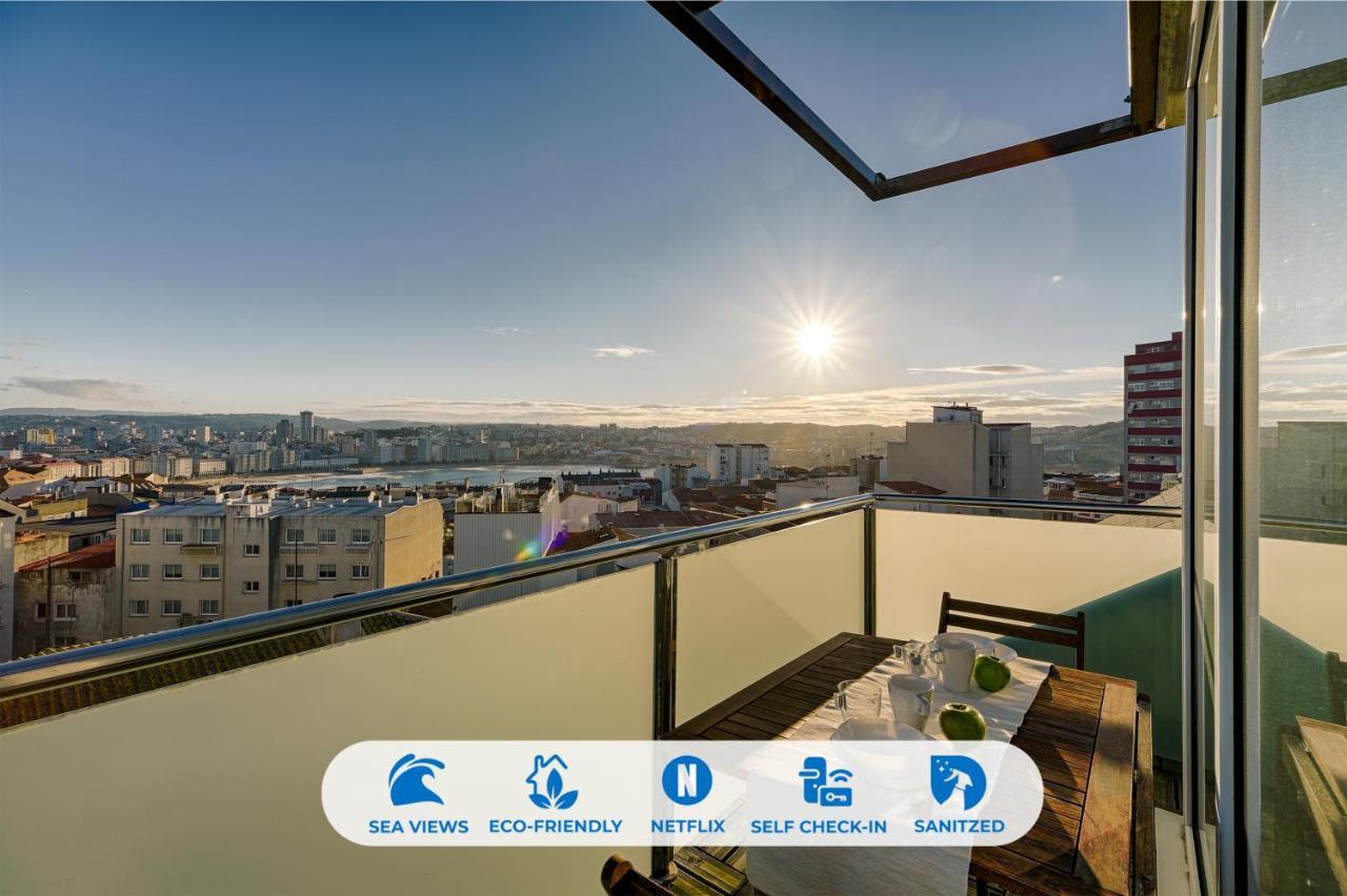 Riazor Bay By Thebluewaveapartments Com A Coruña Buitenkant foto